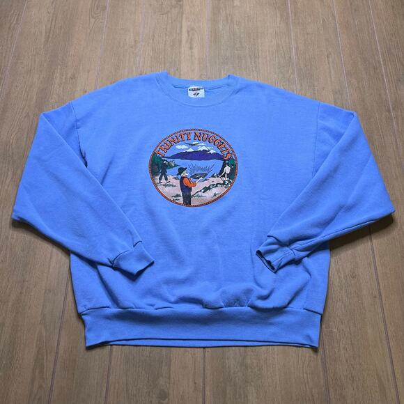 Jerzees Other - Vintage 90s crewneck Trinity Nuggets Sweater Men Sz XL Gold Y2K